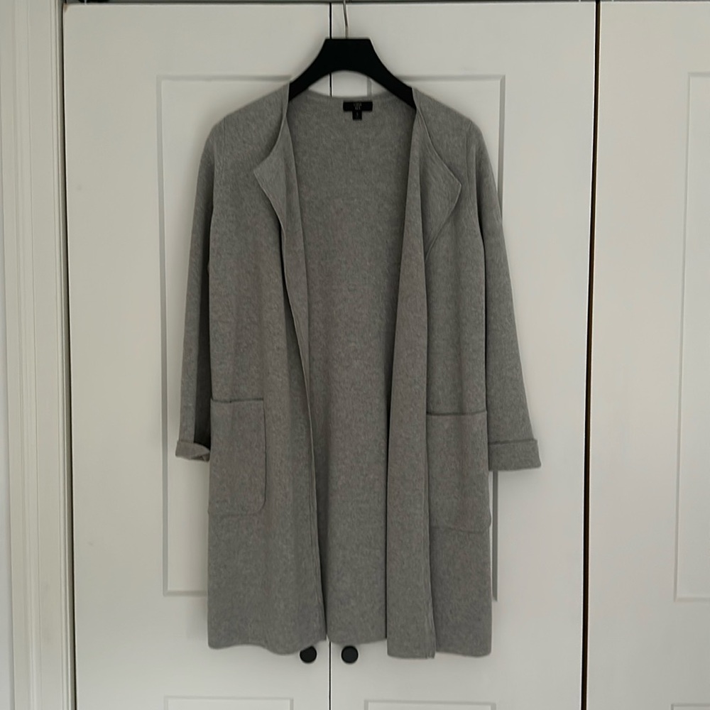 J. Crew Juliette collarless sweater-blaze